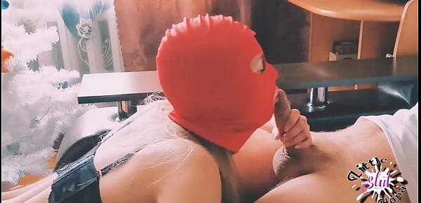  LittleHandSlut sucks cock. Takes in tight pussy and butt plug